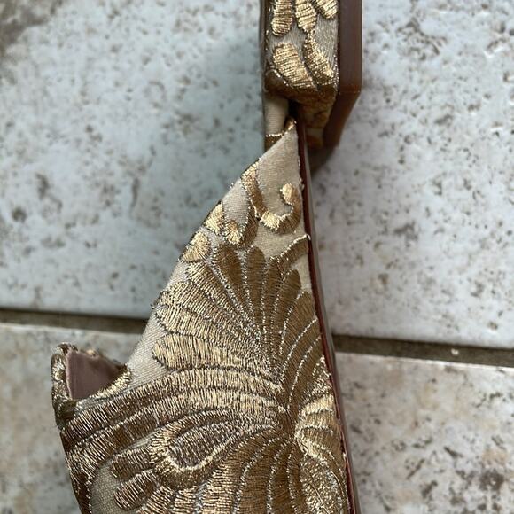 Tory Burch Carlotta Brocade Mules - Picture 8 of 15